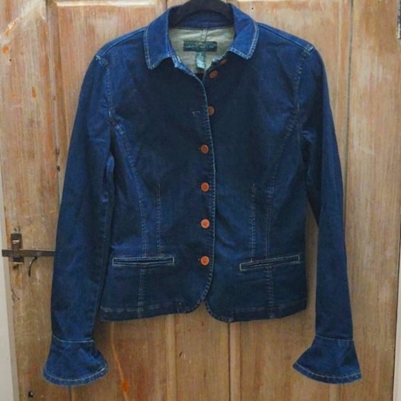 Lauren Ralph Lauren Jackets & Blazers - 🔥2XHP🔥LRL Ralph Lauren NWOT!  Belle sleeve denim jacket
